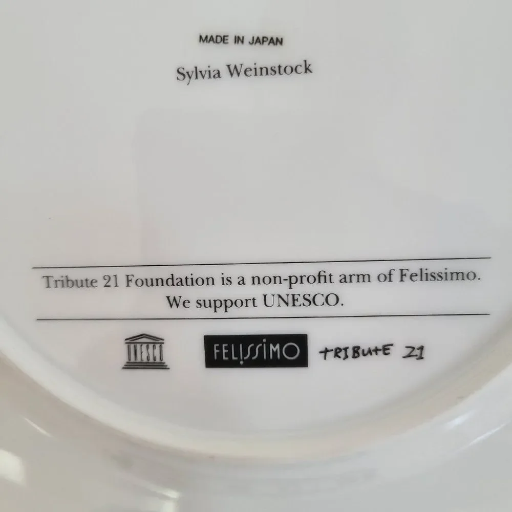 Sylvia Weinstock Felissimo Dessert Hors D'Oeuvres Cake Plate Make It Sweet